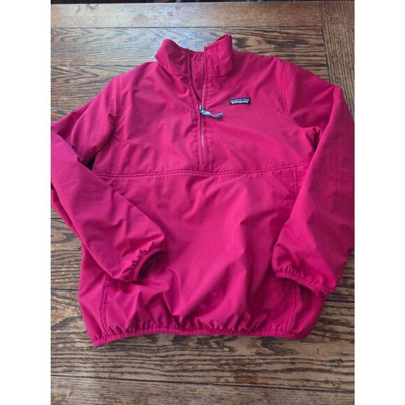 Patagonia Womens Pullover Jacket Glissade Reversible Snap-T Portofino Pink sz S - Picture 1 of 4